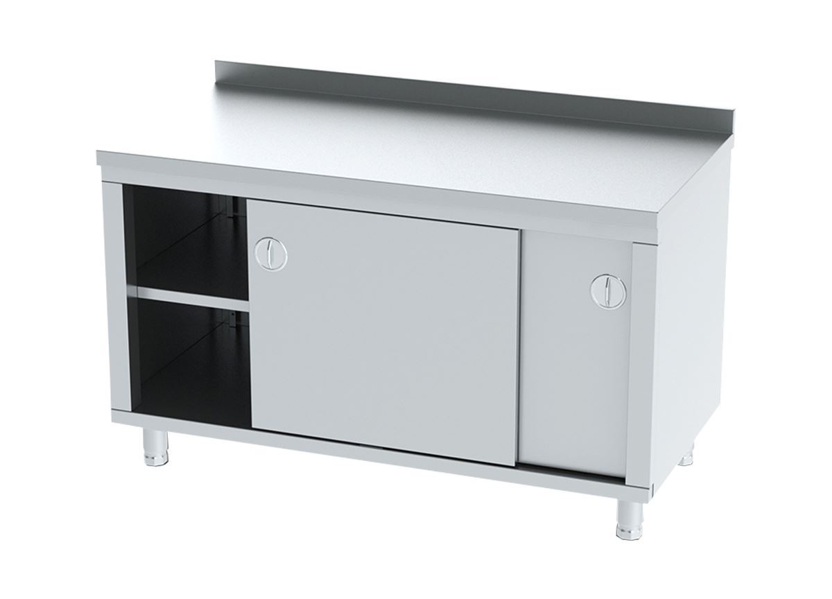 Work Table Sliding Doors, Middle Shelf