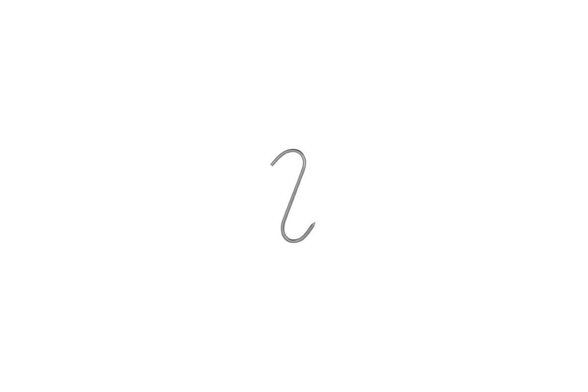 S Shape Stainless Hook Big