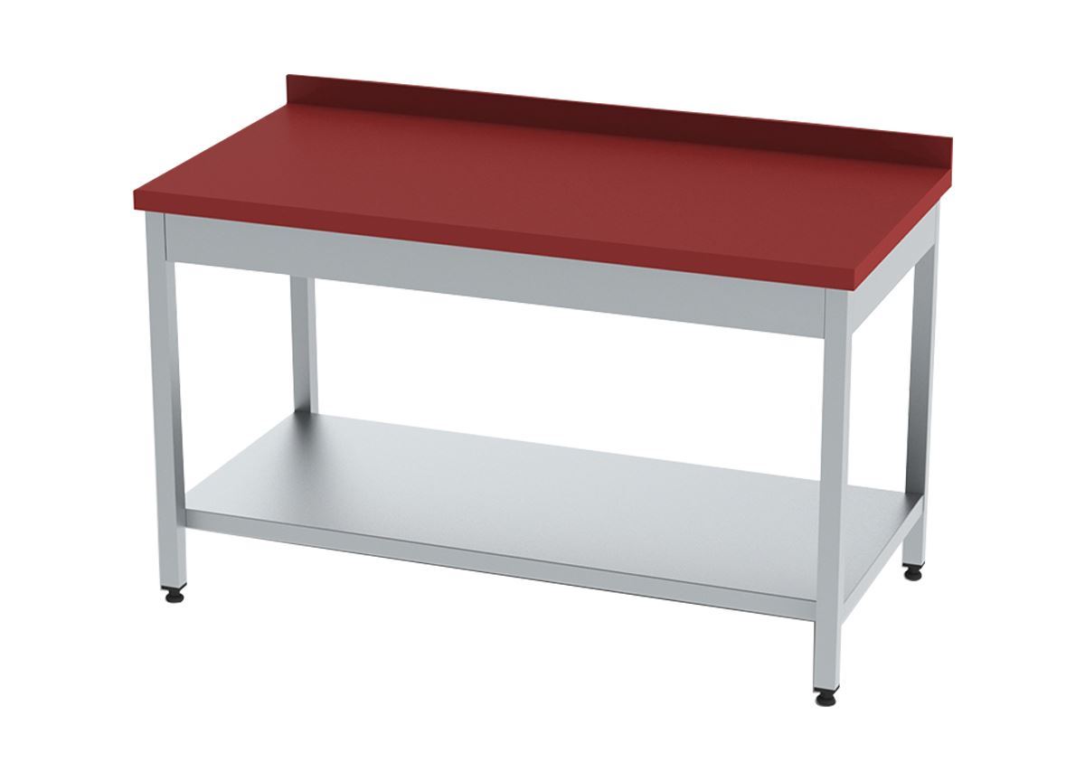 Polyethylen Work Table with Bottom Shelf