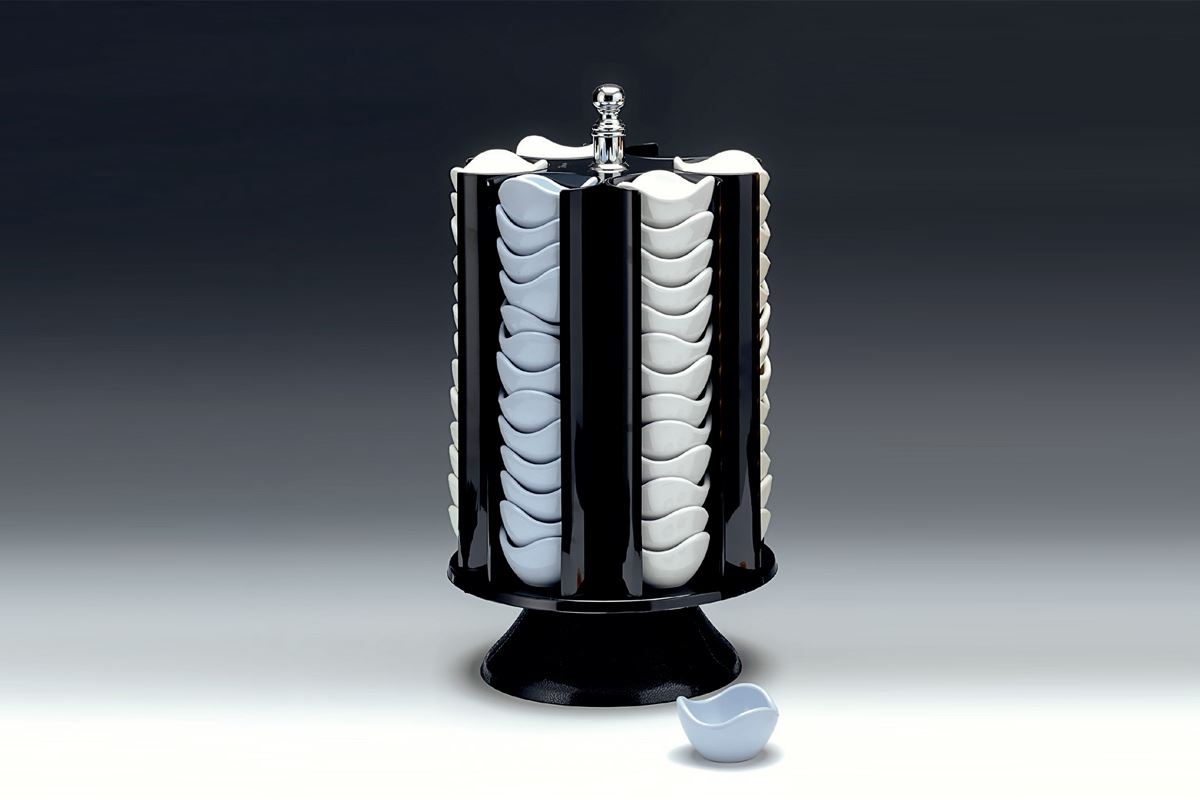 Polycarbonate Rotary Stand For Sauce and Jam