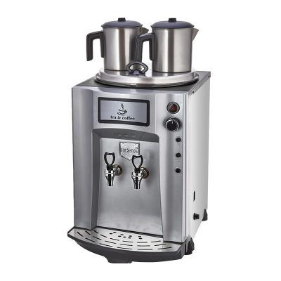 Remta DE11P Premium Jumbo Çay Makinesi, 2 Demlikli, 23 L, Gri
