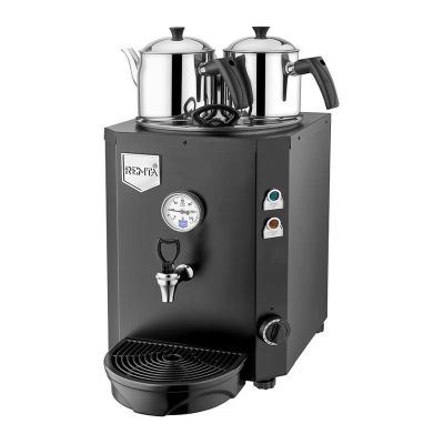 Remta DE12 Jumbo Çay Makinesi, 2 Demlikli, 13 L, Elektrikli, Siyah