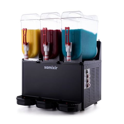 Samixir Ice Slush Triple Meyve Suyu Dispenseri, 12+12+12 Lt